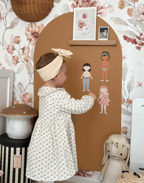 *Forpöntun* Seglasett - Dress-up silhouettes Girls - Hrafnagull