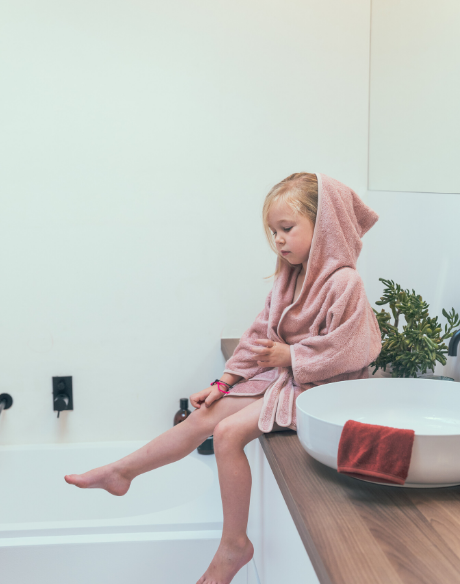 Baðsloppur úr bambus - Hrafnagull