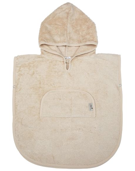 Poncho úr bambus (2-4 ára) V-neck - Hrafnagull