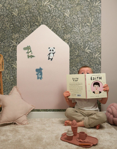 Segulveggspjald - Hús með litafilmu