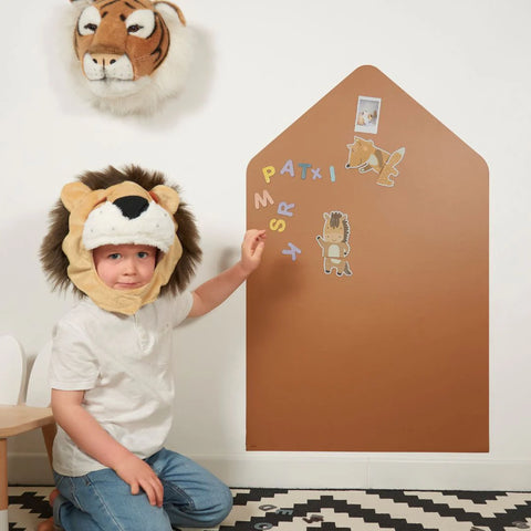 Segulveggspjald - Hús með litafilmu